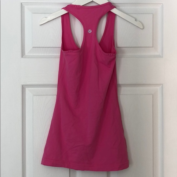 Pink Lululemon Racerback Tank Top - Picture 3 of 3